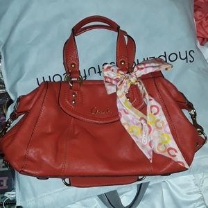 Leather Coach satchel